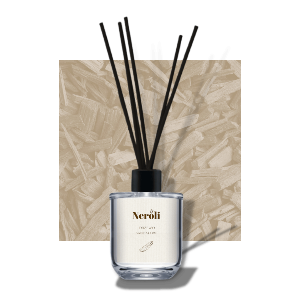 Dyfuzor z patyczkami zapach drzewa sandałowego