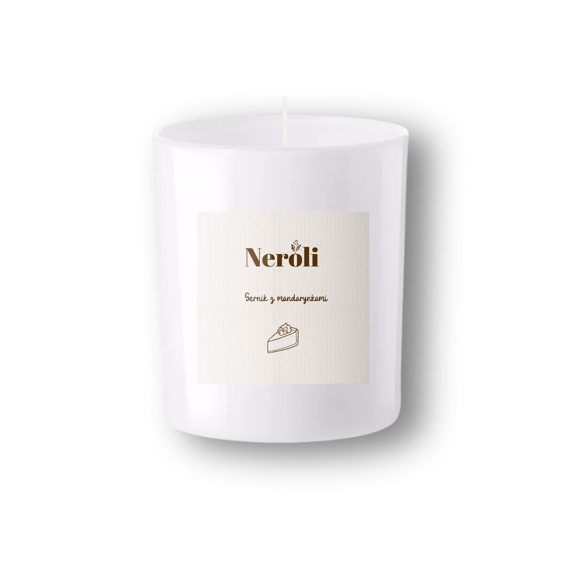 Świeca sojowa "sernik z mandarynkami" 180 ml