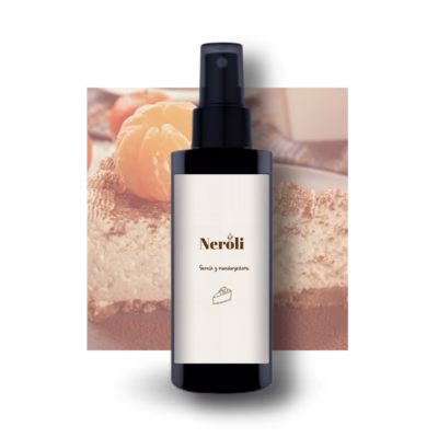 Mgiełka do tkanin "Sernik z mandarynkami"